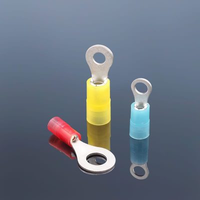 Nylon Insulated Ring Terminals | Crimp Ring Connectors | AWG 22–10