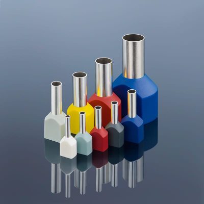 Insulated twin ferrule for dual wire termination