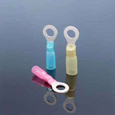 Heat Shrink Ring Terminals | Crimp Ring Connectors | AWG 22–10