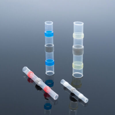Mixed color solder sealed terminals SST series, white red green blue purple yellow solder wire splices